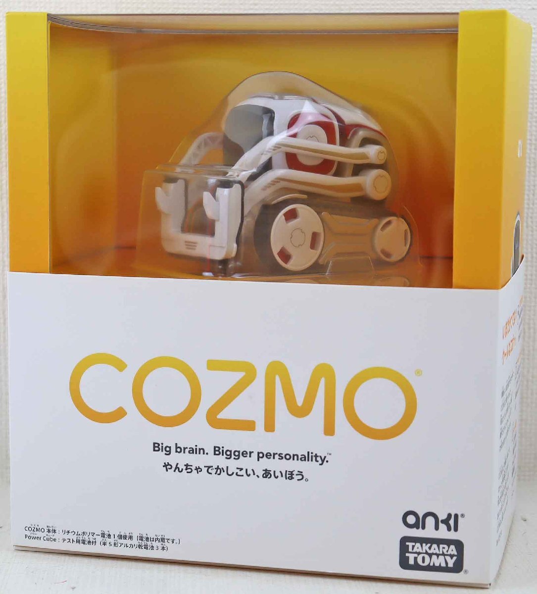 S◎ジャンク品◎おもちゃ『小型AIロボット COZMO』 コズモ タカラトミー/TAKARA TOMY Anki/アンキ プログラミング学習 箱付き