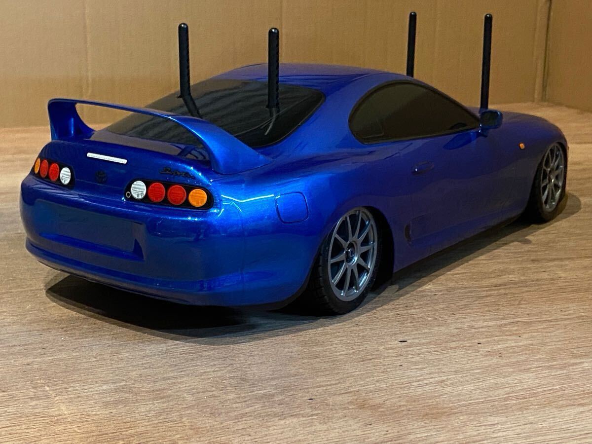 タミヤ BT-01シャーシ トヨタ JZA80スープラ 組立済み未走行 タミヤ BT-01シャーシ トヨタ JZA80スープラ 組立済み未走行