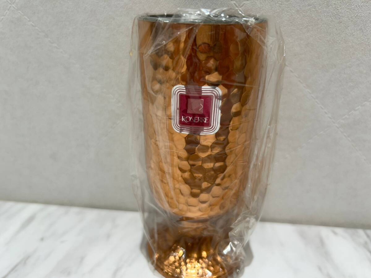 A4004 ROSERRE 銅制 ビアグラス コップ 足つきグラス 5腳 セット