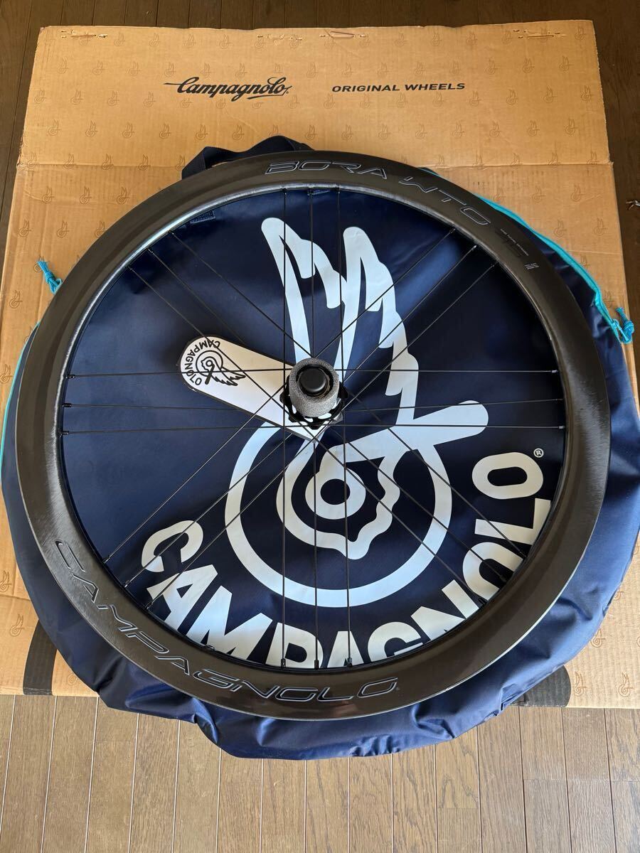 新品未使用 カンパニョーロ BORA WTO 45 DB 2-way fit シマノHG C19 送料込 ボーラ WTO Campagnolo シマノフリー
