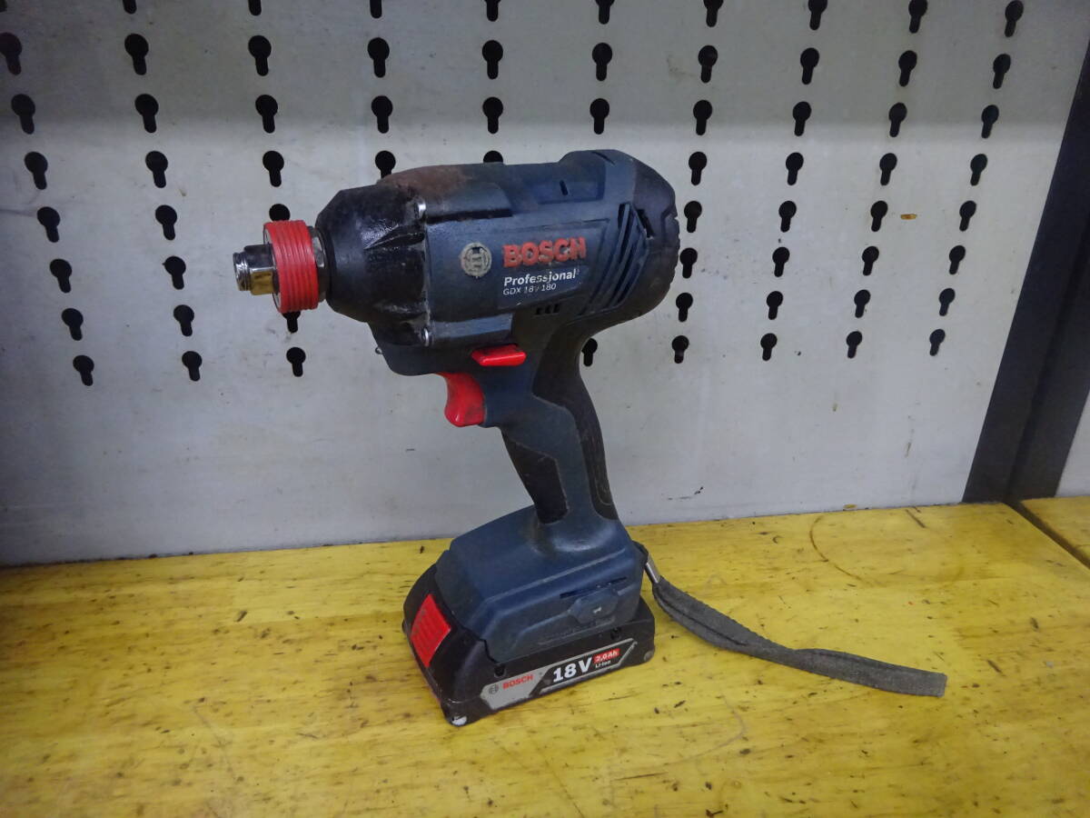 BOSCH ボッシュ GDX18V-180型 インパクトレンチ バッテリ18V 充電器付き