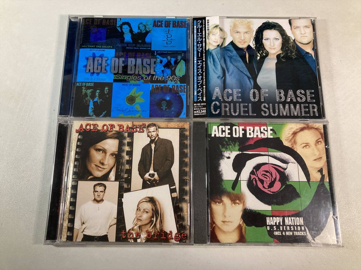 【W9520】エイス・オブ・ベイス CD アルバム 4枚セット●Ace Of Base●Happy Nation●The Bridge●Cruel Summer●Singles of the 90s