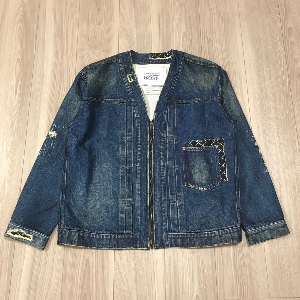 TOLQ UNITED ARROWS & SONS DENIM TOMMY JACKET 1st TOLQ UNITED ARROWS & SONS DENIM TOMMY JACKET 1st