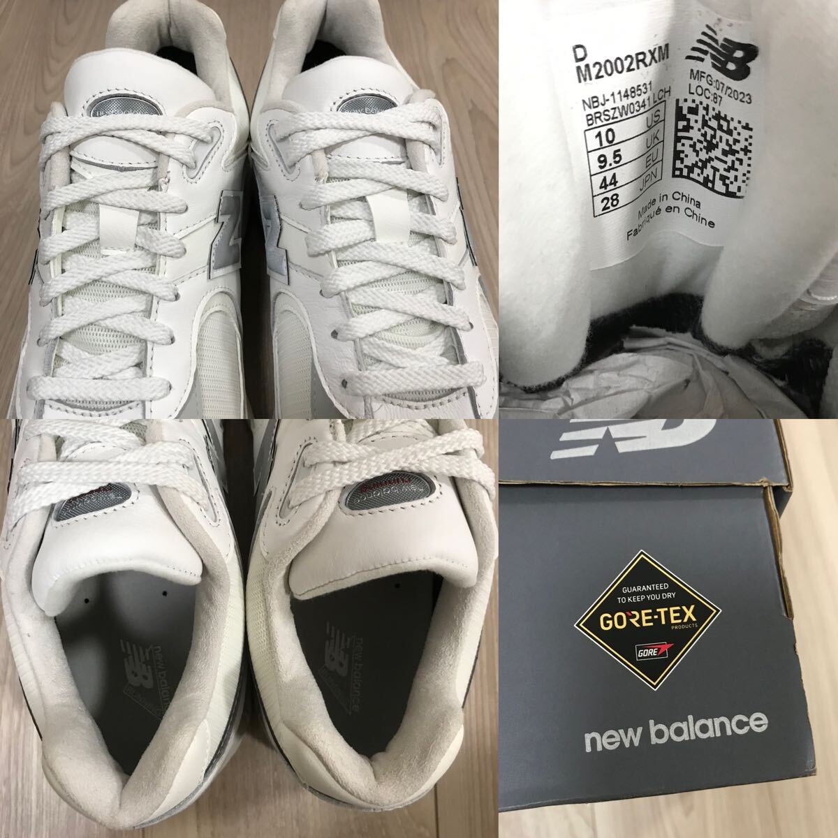 new balance M2002RXM GTX D 2002R LIFESTYLE ALL WHITE GREY new balance M2002RXM GTX D 2002R LIFESTYLE ALL WHITE GREY