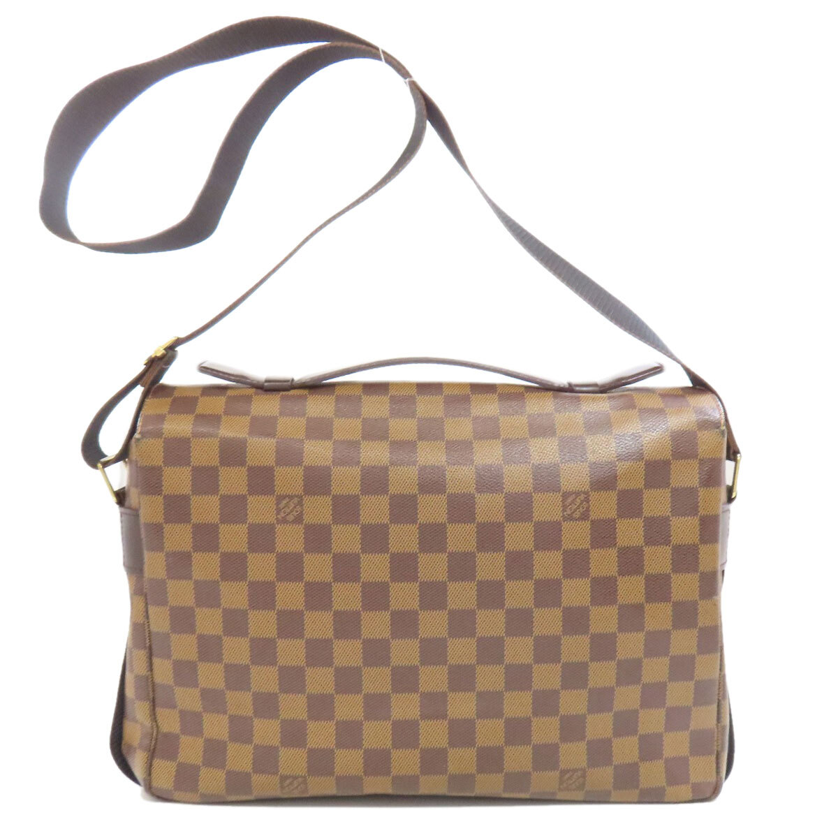 LOUIS VUITTON ルイヴィトン N42270 ブロードウェイ ハンドバッグ ダミエキャンバス レディース 中古_画像2