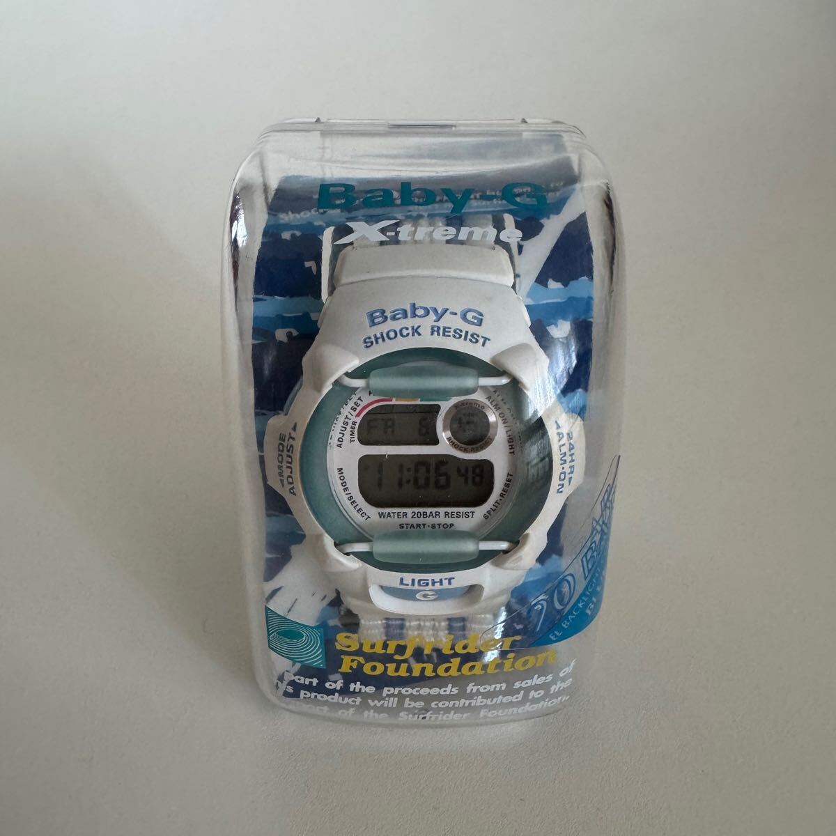 激レア! CASIO Baby-G BG-370SR-2T 1997年 S.R.F. サーフライダー・ファウンデーションモデル 外箱付完品デッドストック 格安!