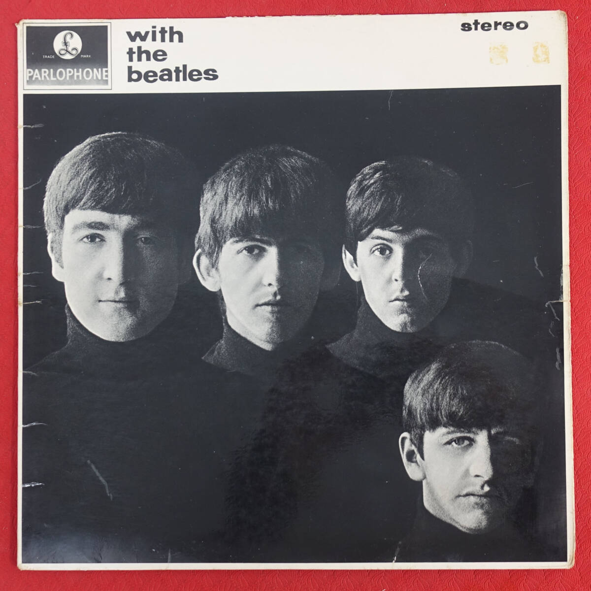 極美盤! UK Original 初回 Parlophone PCS 3045 With the Beatles 1st Jobete Mus / The Beatles MAT:2/2
