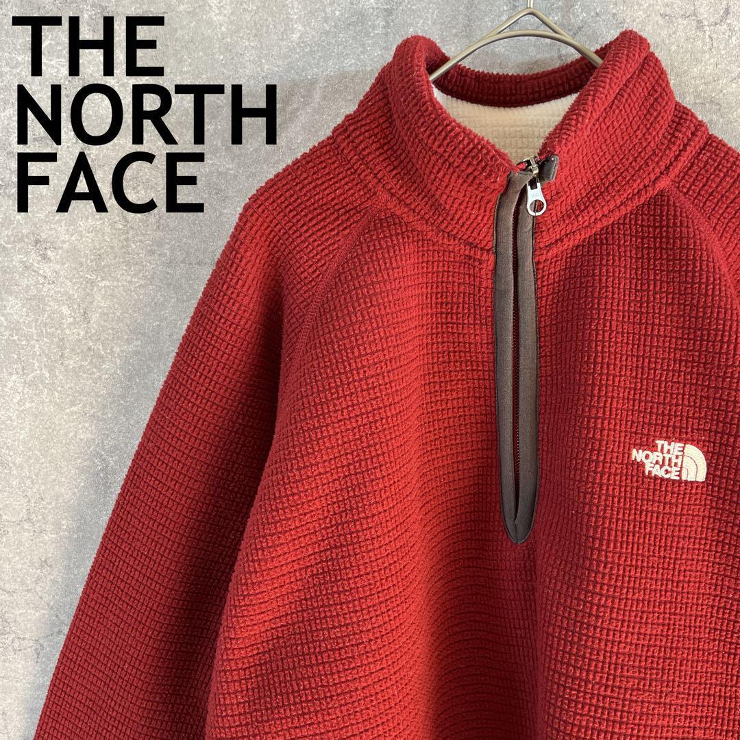 THE NORTH FACE A5ハーフジップフリースジャケットゆったりSメD1