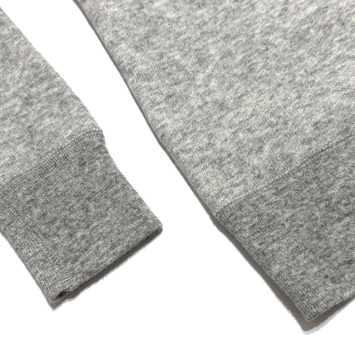 定価4萬(wàn) junhashimoto COTTON FLEECE SHAWL COLLAR PULLOVER KNIT 2 グレー ジュンハシモト ショールカラーニット akm wjk 1piu