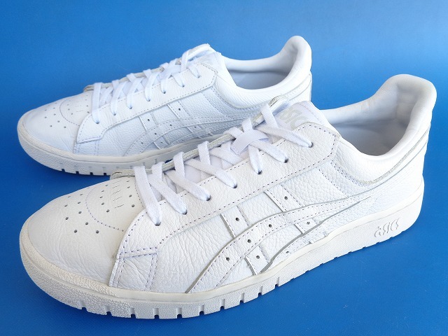 14563■美品 asics GEL-PTG Lo アシックス ゲル ポイントゲッター 白 レザー 27 1201A523 ジャパン