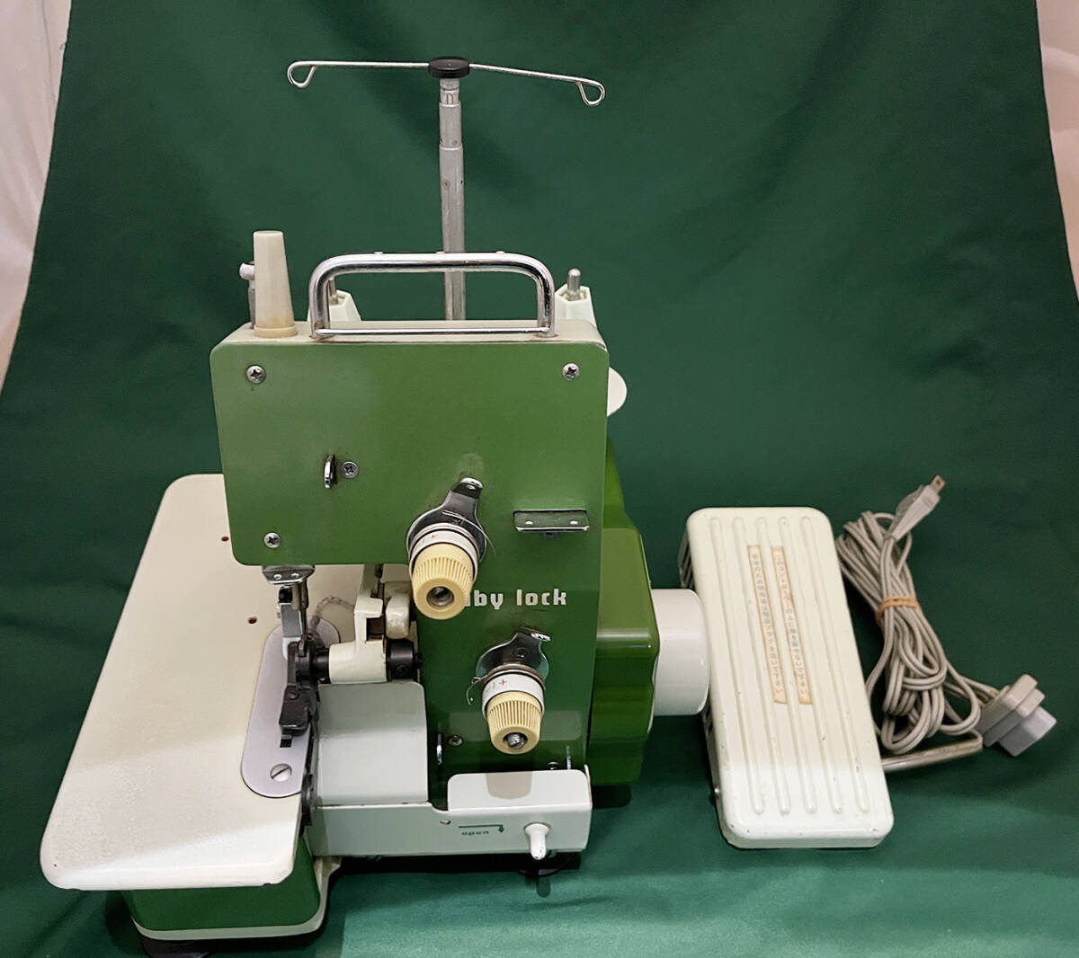【JUKI ジューキ EF-205S baby lock】ベビーロック☆縁かがりミシン☆動作品