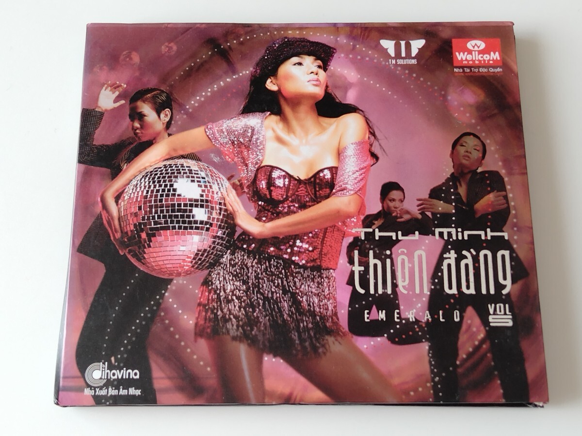 【希少ベトナムOri盤】THU MINH トゥ・ミン / Thien Dang / EMERALD VOL.5 ハードデジパックCD No.09456 06年盤,ベトナムDANCE POP女王,