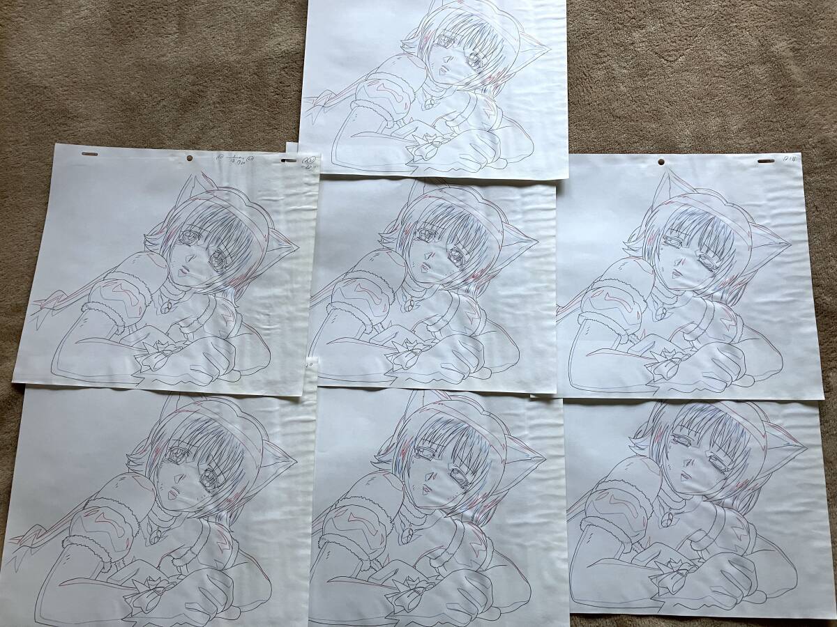 東京ミュウミュウ 直筆 原画 19枚セット ミュウイチゴ/セル画 東京ミュウミュウ 直筆 原画 19枚セット ミュウイチゴ/セル画