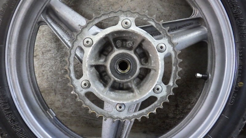 RGA-58A VTZ250 純正 ホイール セット フロント リア 佐川2個口 送料著払い MC15-110 検索 ホンダ VT250F VT250Z スパーダ