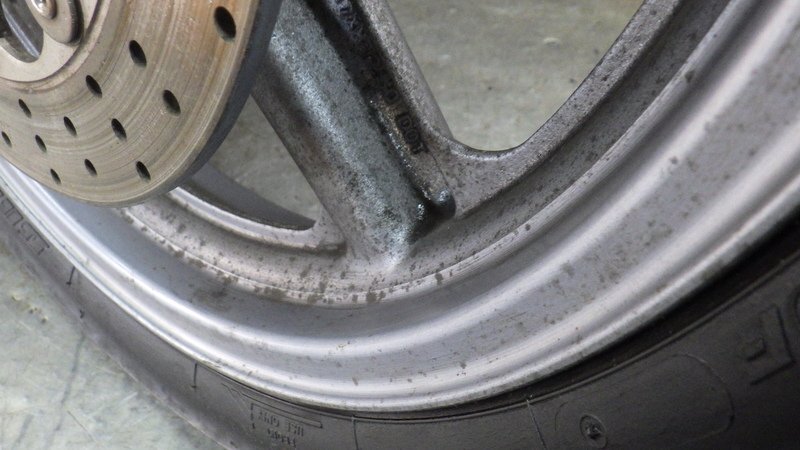 RGA-58A VTZ250 純正 ホイール セット フロント リア 佐川2個口 送料著払い MC15-110 検索 ホンダ VT250F VT250Z スパーダ