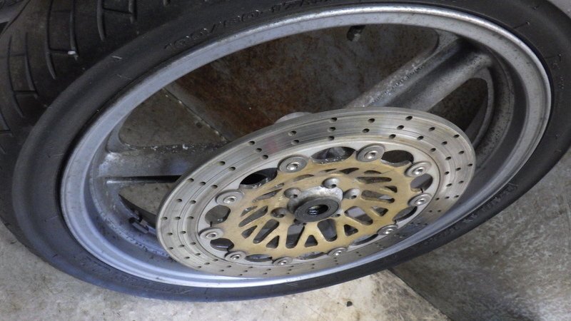 RGA-58A VTZ250 純正 ホイール セット フロント リア 佐川2個口 送料著払い MC15-110 検索 ホンダ VT250F VT250Z スパーダ