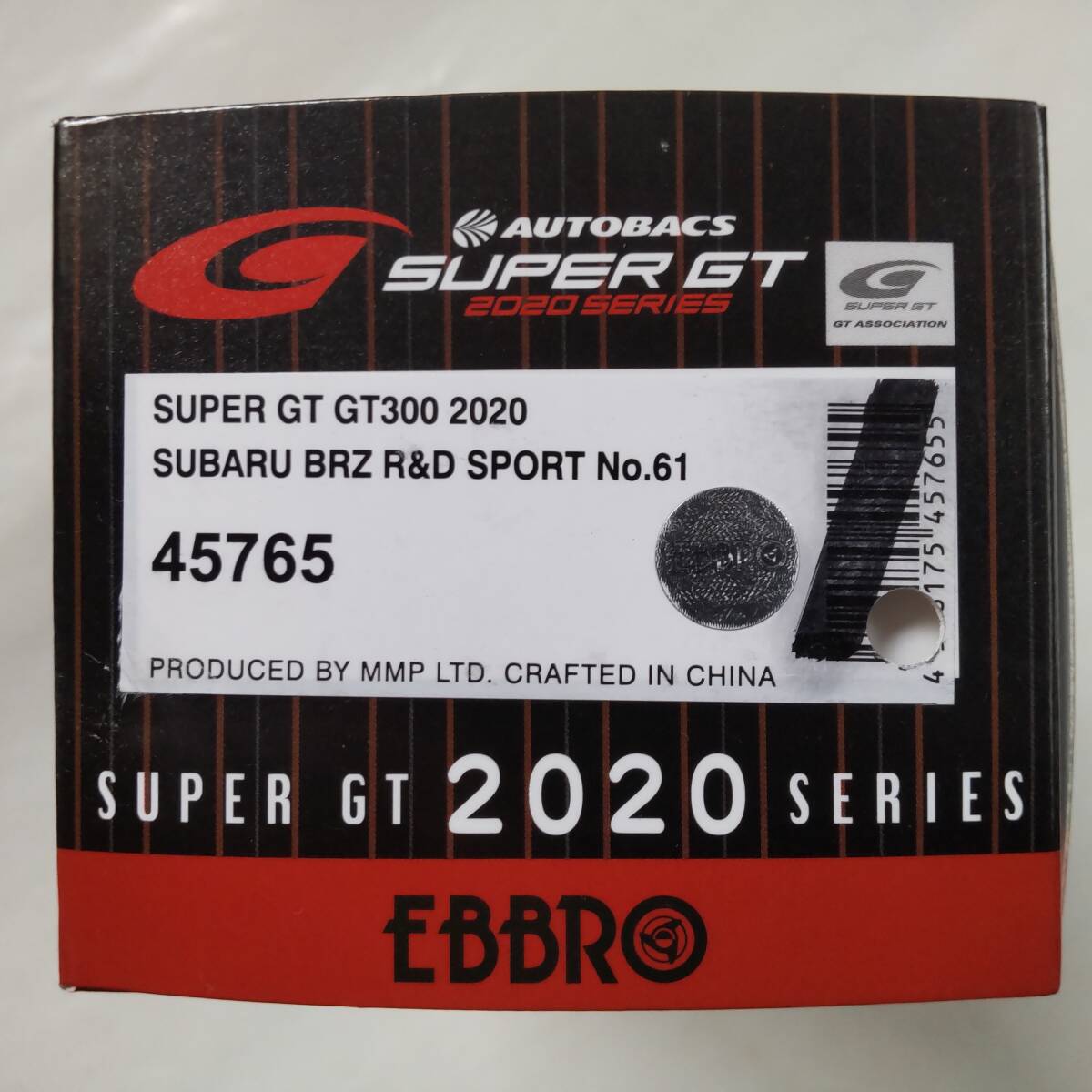  EBBRO 1/43 Subaru BRZ R&D спорт No.61 GT300 2020