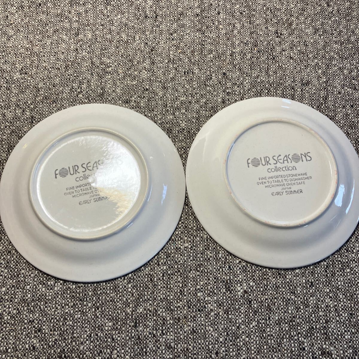 マウンテンウッドコレクション STONEWARE 昭和レトロ 花柄 皿 2 マウンテンウッドコレクション STONEWARE 昭和レトロ 花柄 皿 2