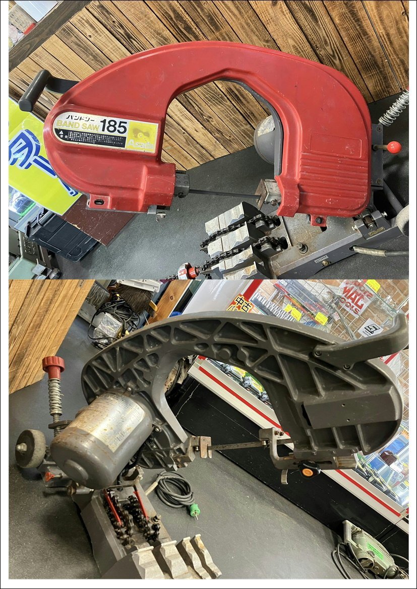 中古】 ASADA アサダ バンドソー 185 【博多店】 チェンバイス 中古】 ASADA アサダ バンドソー 185 【博多店】 チェンバイス