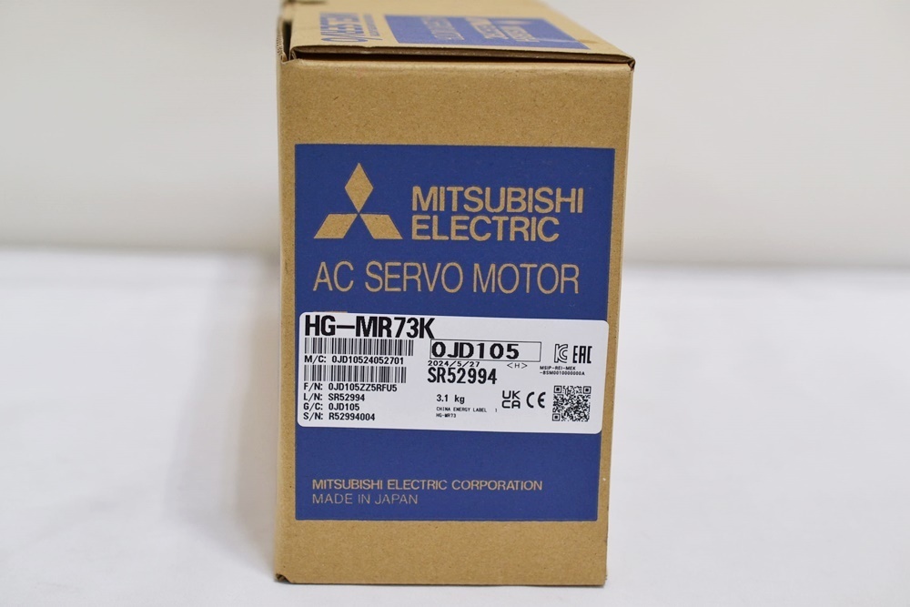新品★東京発★適格請求★税込 MITSUBISHI/三菱 HG-MR73K サーボモーター★６ヶ月保証