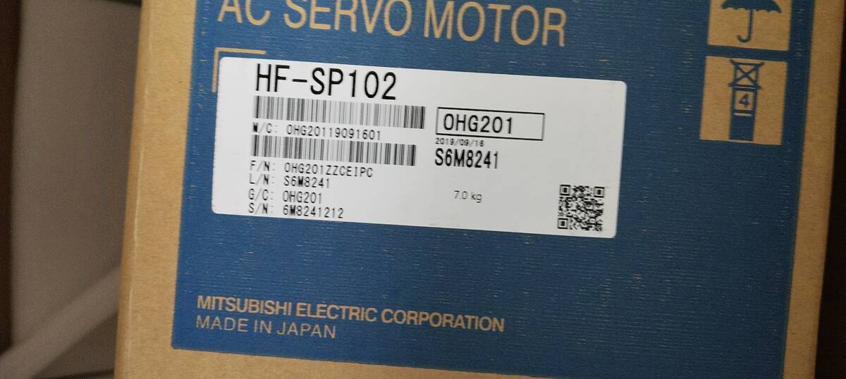 新品★東京発★適格請求★税込 MITSUBISHI/三菱 HF-SP102 サーボモーター★６ヶ月保証