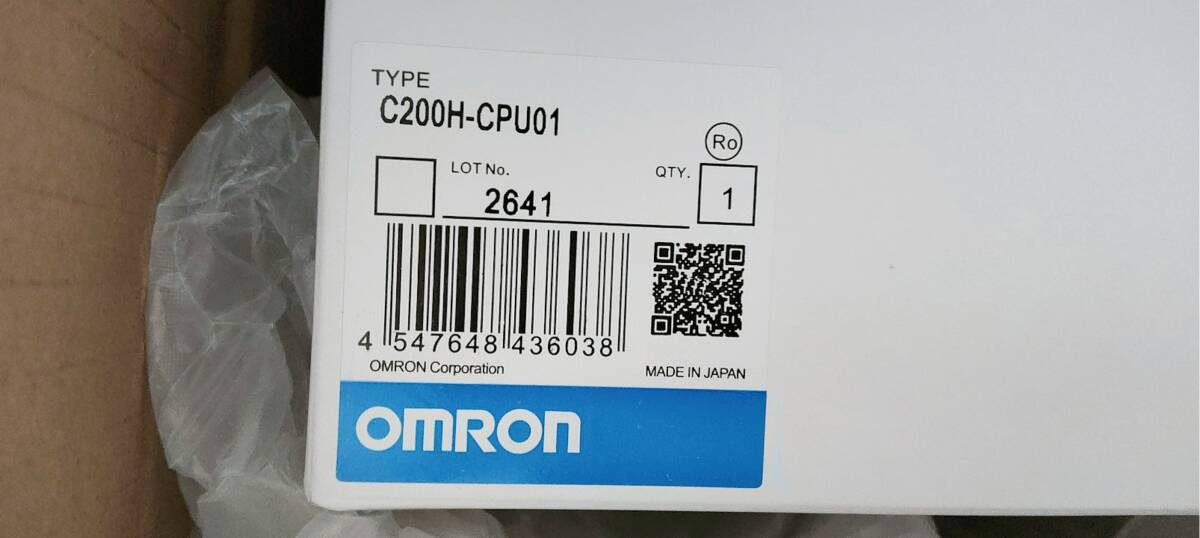 新品★東京発★適格請求★税込 OMRON /オムロン C200H-CPU01 CPUユニット ★６ヶ月保証