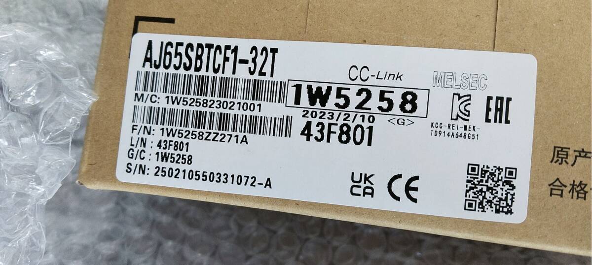 新品★東京発★適格請求★税込 MITSUBISHI/三菱 AJ65SBTCF1-32T シーケンサー★６ヶ月保証