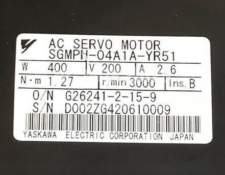 新品★東京発★適格請求★税込 YASKAWA/安川電機 サーボモータ SGMPH-04A1A-YR51★６ヶ月保証