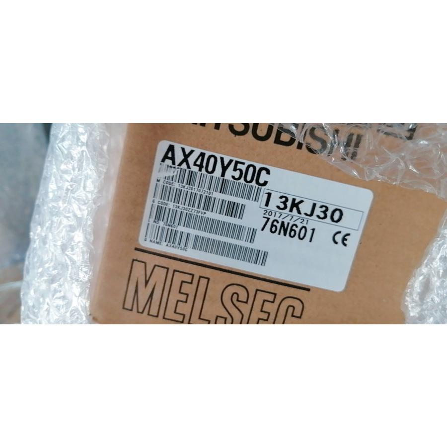 新品★東京発★適格請求★税込 MITSUBISHI/三菱 AX40Y50C DC入力トランジスタ出力複合ユニット★６ヶ月保証