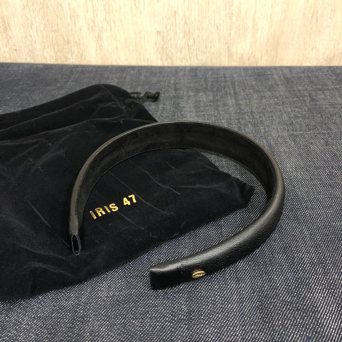 【IRIS47】イリスフォーセブン★カチューシャ ブラック レディース NOCTURNE WIDE HEAD BAND ノクターン　ワイドヘッドバンド 12