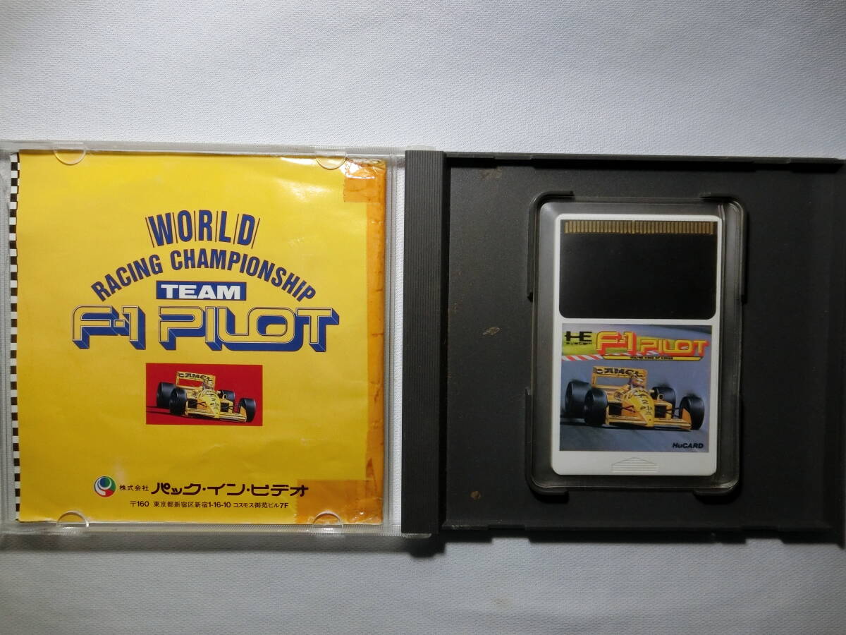 [ F1-PILOT] PCE PC Engine PC двигатель HuCARD Hu карта 
