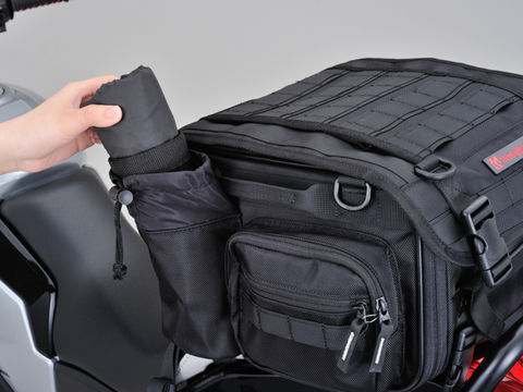 デイトナ 22144 コンパクトハーフカバー ブラック ラージサイズ 雨除け 夜露 ツーリング_画像5