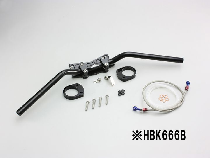 ハリケーン HBK666B バーハンドルキット ブラック ZX-14R(\'12)ABS無し用