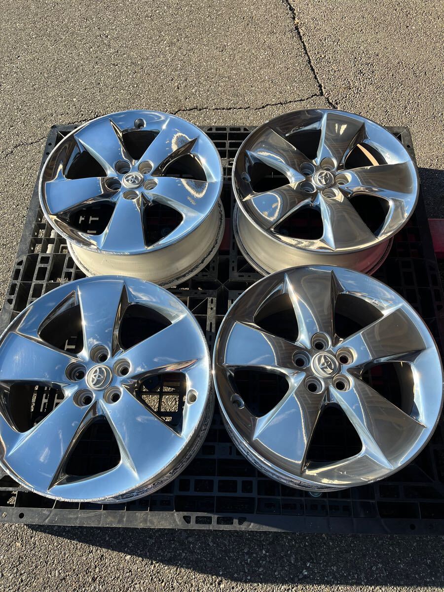 30プリウスPRIUS純正17インチメッキホイール USDM US仕様 希望 30プリウスPRIUS純正17インチメッキホイール USDM US仕様 希望