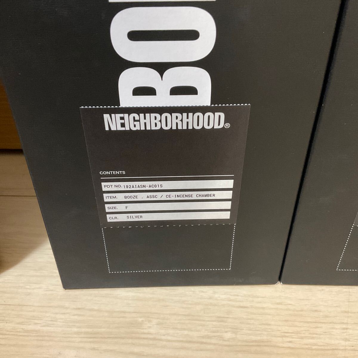 定価以下　新品　Neighborhood x Booze . ASSC / CE-INCENSE CHAMBER ネイバーフッド anti social social club お香立て　金&銀セット