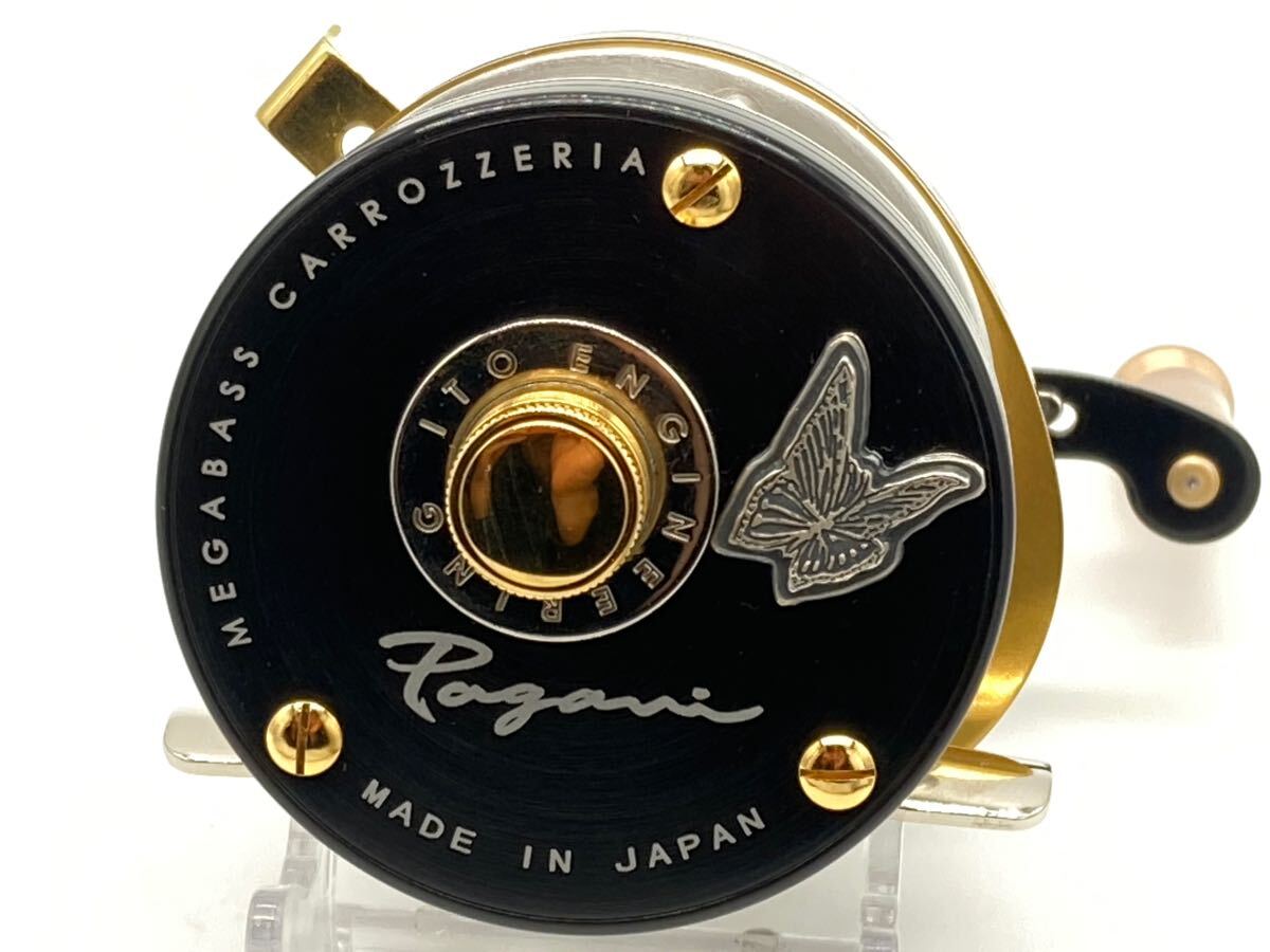 Megabass PAGANI P200L BLACK/CHROME 左巻き メガバス パガーニ Megabass PAGANI P200L BLACK/CHROME 左巻き メガバス パガーニ
