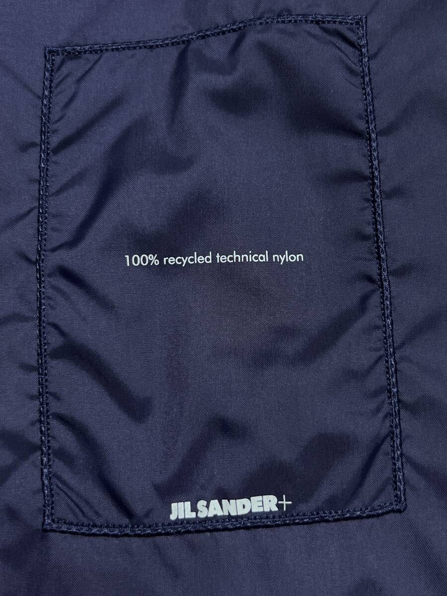 【美品】JILSANDER ＋ ジルサンダープラス【JPUS 400205】コーチジャケット サイズ：46 ネイビー ※収納袋あり※
