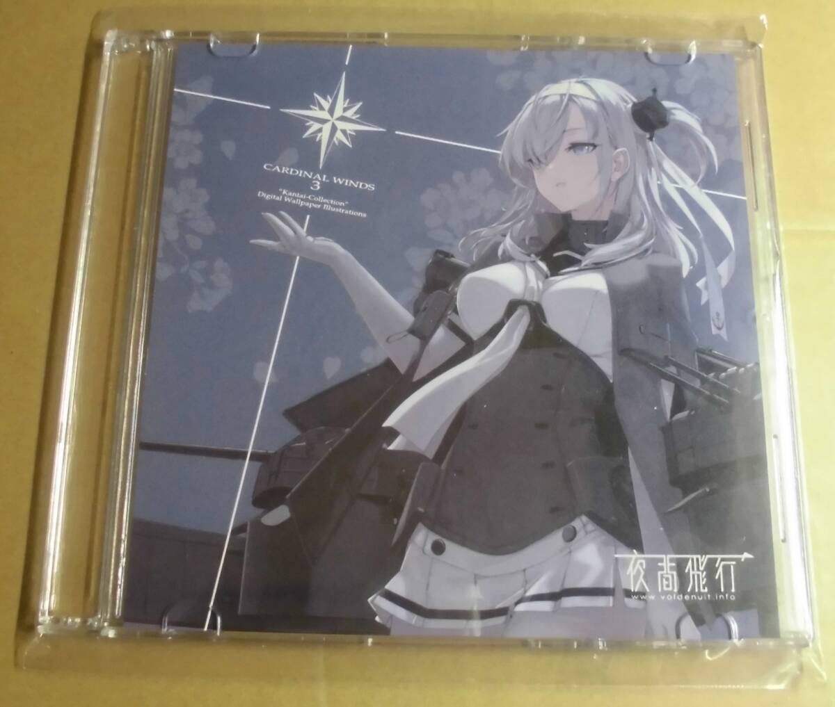【本日特価】 WINDS 夜間飛行(六羽田トモエ)「CARDINAL コミケ 3」艦これイラストPC用壁紙データ集 CD-R 未開封品 第3弾 イラスト集、原画集