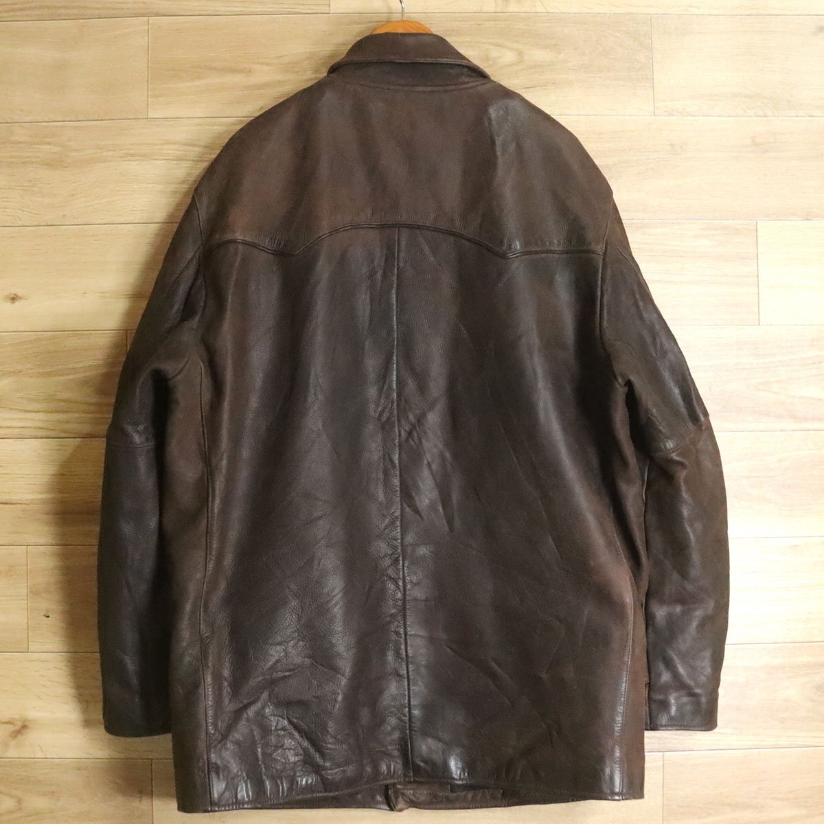 X5R/O11.8-7 アメリカ古着 REDSKINS レッドスキンズ レザーカー X5R/O11.8-7 アメリカ古着 REDSKINS レッドスキンズ レザーカー