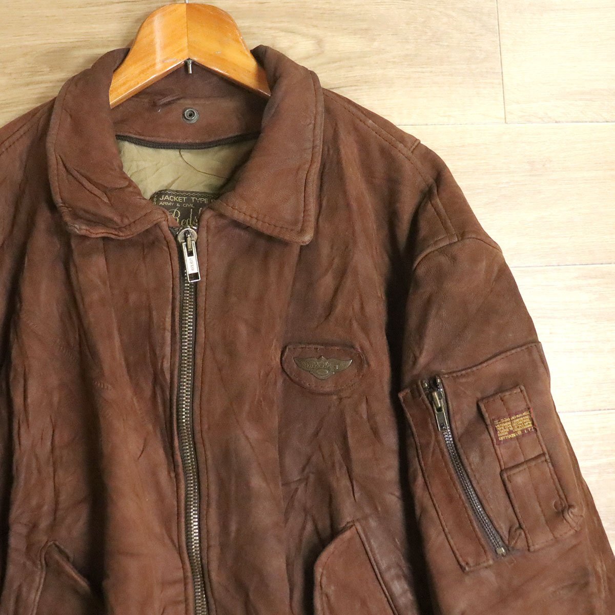 定価8万円 RED SKINS レッドスキンズ 牛革 アンティーク加工 定価8万円 RED SKINS レッドスキンズ 牛革 アンティーク加工