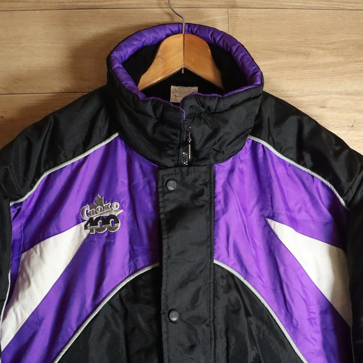 5J/Y5.9-2 カナダ古着 CHOKO 400 レーシングジャケット ナイロン 5J/Y5.9-2 カナダ古着 CHOKO 400 レーシングジャケット ナイロン