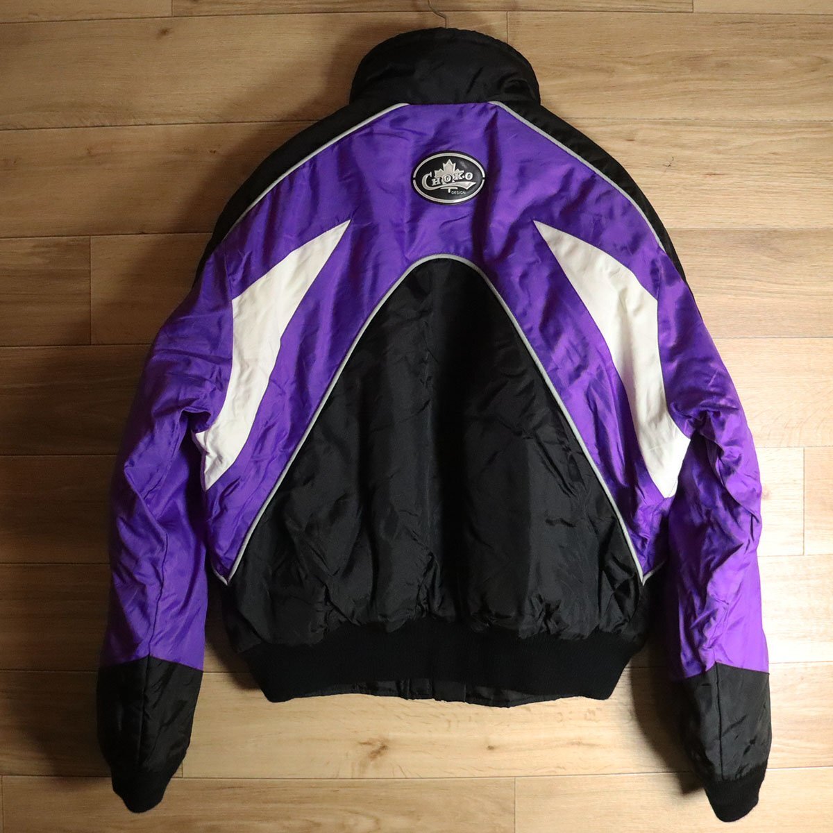 5J/Y5.9-2 カナダ古着 CHOKO 400 レーシングジャケット ナイロン 5J/Y5.9-2 カナダ古着 CHOKO 400 レーシングジャケット ナイロン