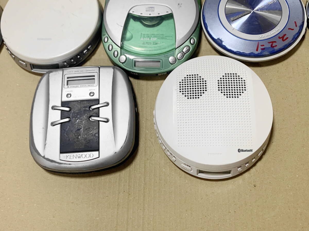 ジャンク　ポータブルCDプレーヤーまとめ　11台 ジャンク ポータブルCDプレーヤーまとめ 11台