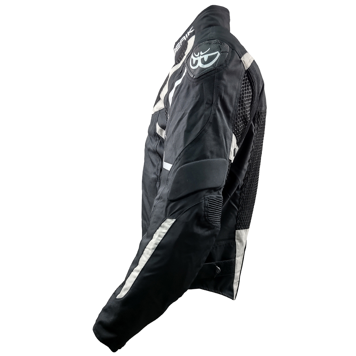 BERIK ベリック メッシュナイロンジャケット NJ-203305-BK BLACK-SAND 50サイズ(Lサイズ相當(dāng)) オールシーズン バイクウェア【バイク用品】