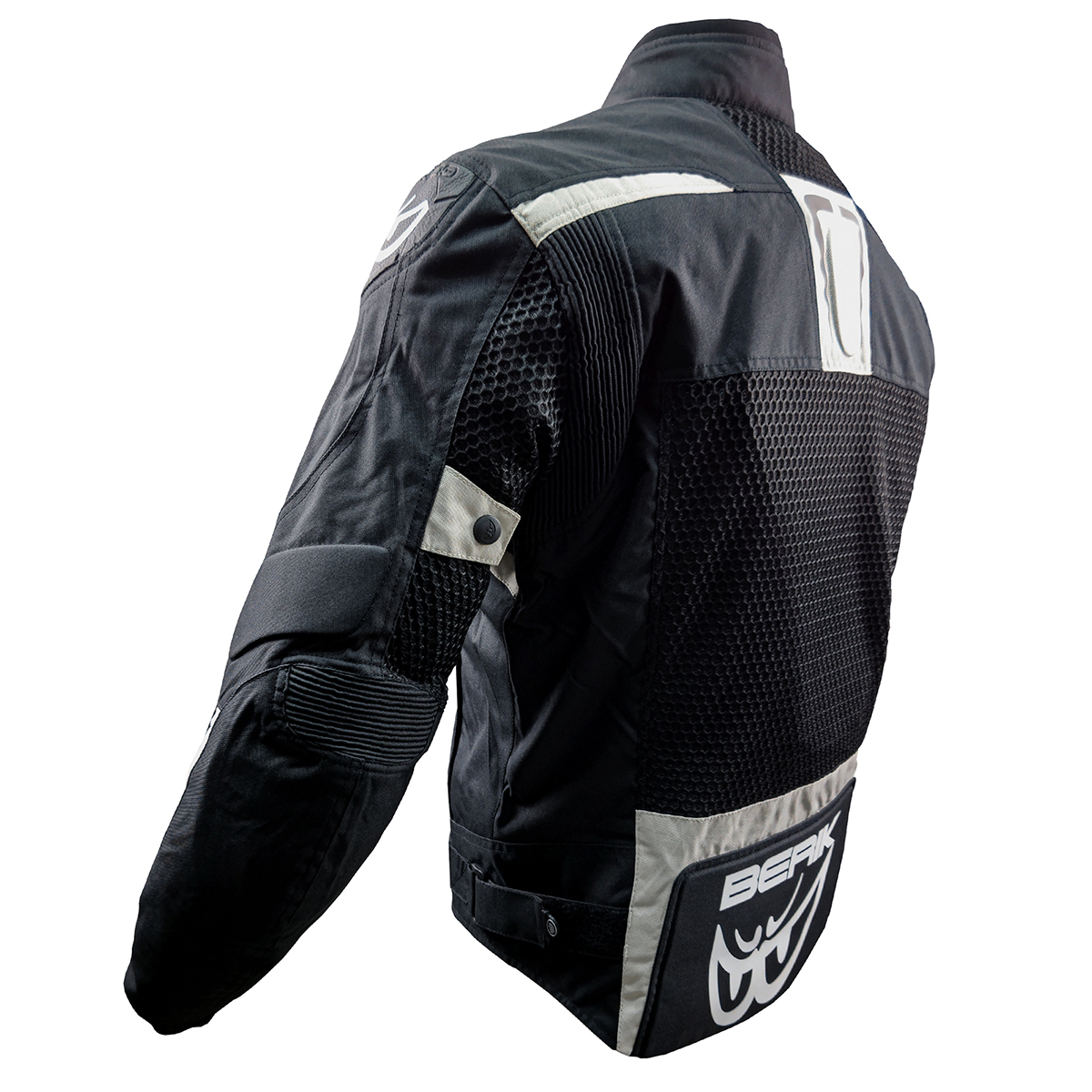 BERIK ベリック メッシュナイロンジャケット NJ-203305-BK BLACK-SAND 50サイズ(Lサイズ相當(dāng)) オールシーズン バイクウェア【バイク用品】