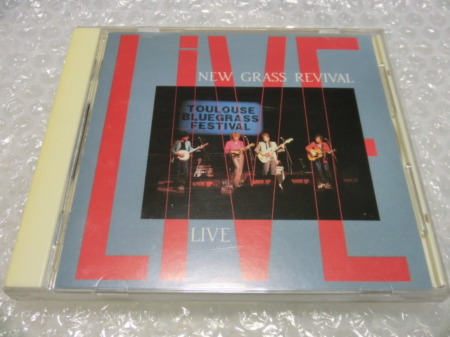 即 廃盤CD New Grass Revival Bela Fleck ベラ・フレック Sam Bush John Cowan プログレッシブ・ブルーグラス バンジョー 80s 名盤 国内盤!