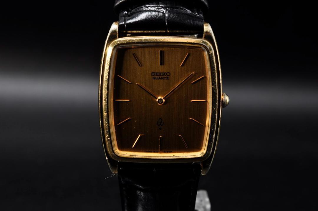 SEIKO セイコー 7820-5270 クォーツ アナログ ASGP 金メッキ SEIKO セイコー 7820-5270 クォーツ アナログ ASGP 金メッキ