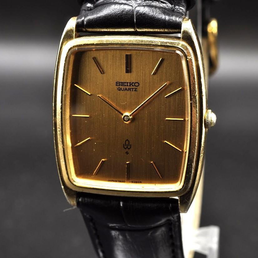 SEIKO セイコー 7820-5270 クォーツ アナログ ASGP 金メッキ SEIKO セイコー 7820-5270 クォーツ アナログ ASGP 金メッキ