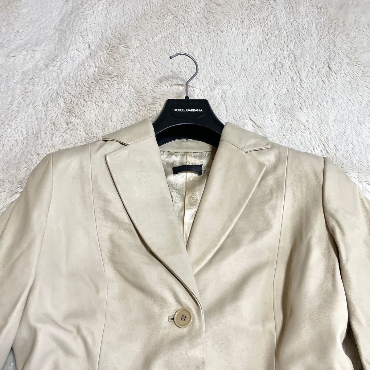 LOEWE ロエベ アナグラム レザージャケット 本革 ライダースジャケット LOEWE(ロエベ) LEATHER BIKER JACKET ライダースジャケット