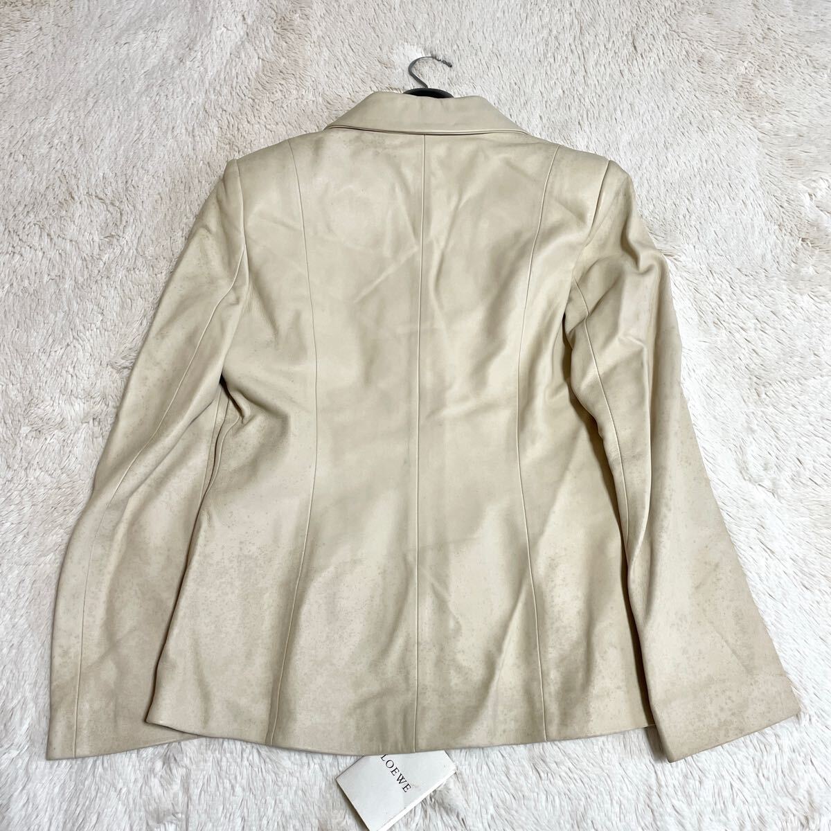 LOEWE ロエベ アナグラム レザージャケット 本革 ライダースジャケット LOEWE ロエベ アナグラム レザージャケット 本革 ライダース